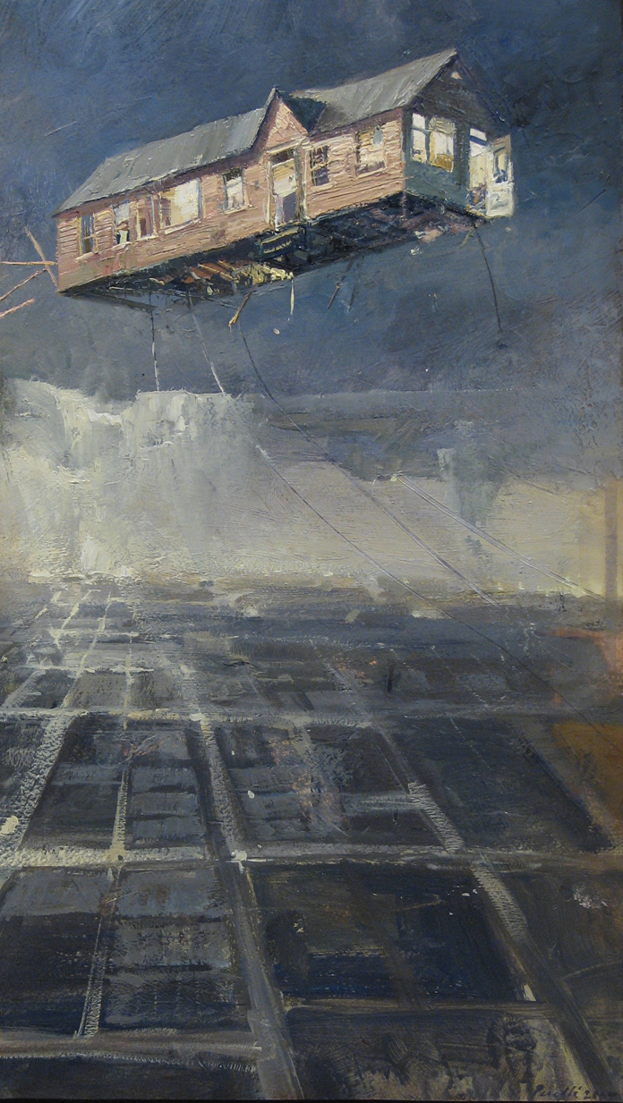MICA_under_cover_Keith_Perelli-Evacuate-oil_on_paper_on_wood_2005