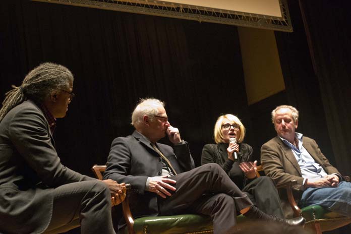 Andranette Powell - Elvis Mitchell, Barry Levinson, Ellen Barkin and Daniel Stern at MFF DINER 30th Anniversary Celebration