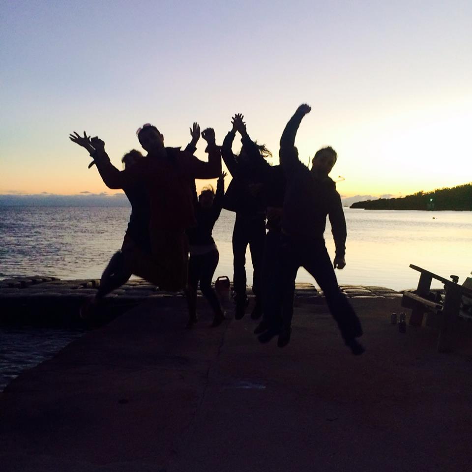 The Florida trip gang taking in a sunset. Photo by: Sarah Heiderman