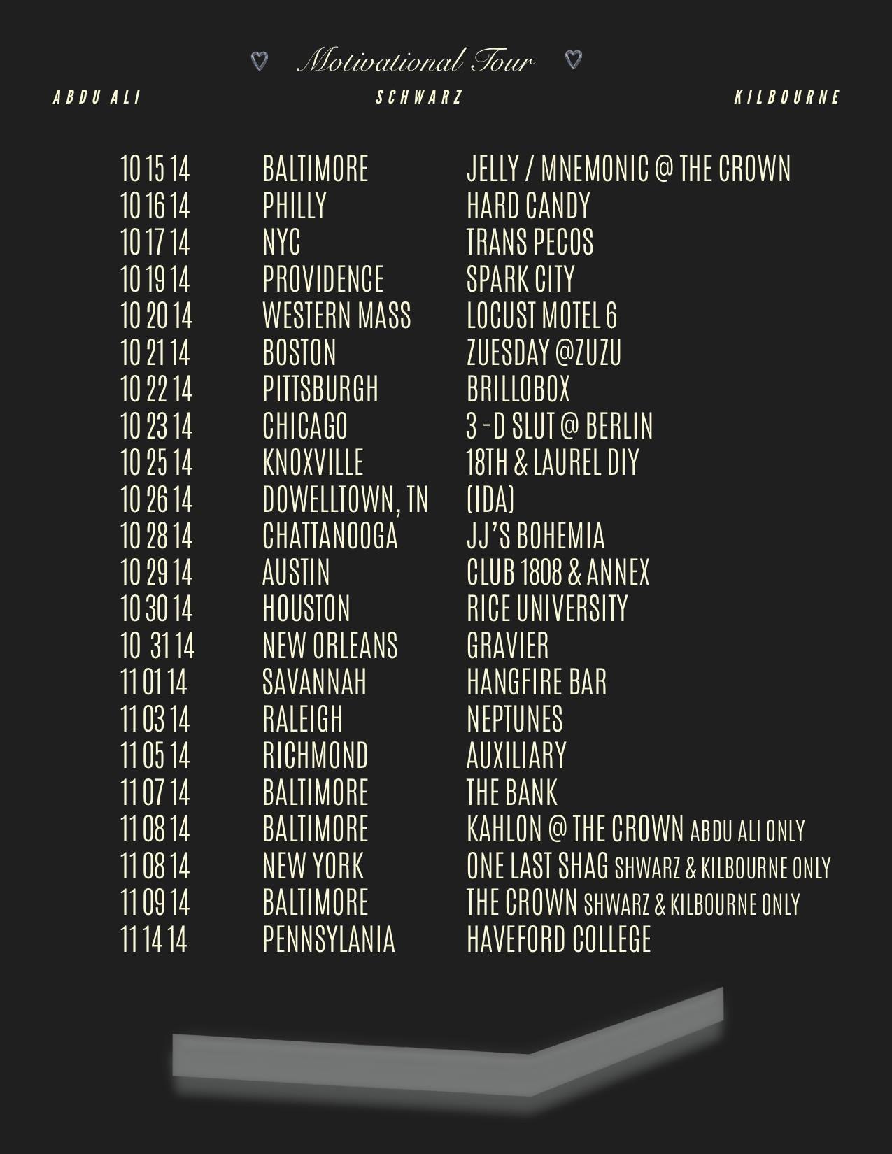 MOTIVATIONTOURDATES