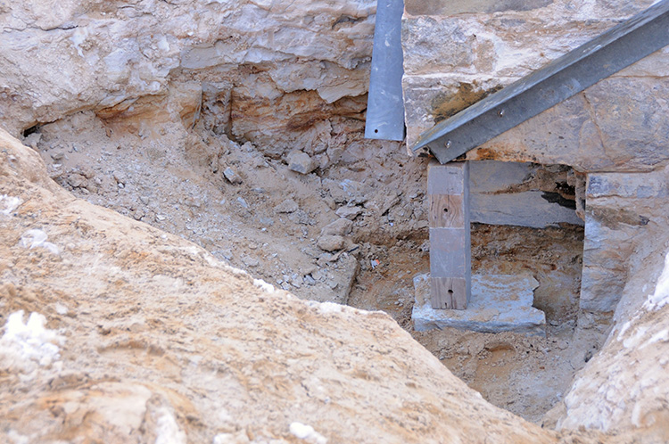 The original resting place of the cornerstone at the base of the Washington Monument. Once extracted, properly examined and analyzed the 1815 capsule and possibly its content will be returned to the same resting place to be re-discovered by future generations.